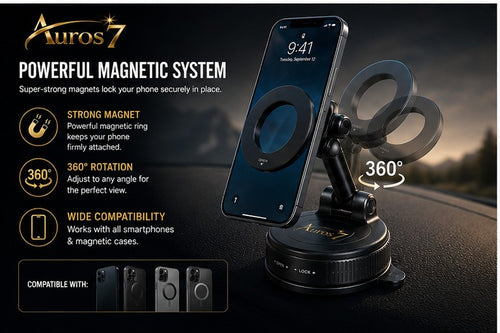 Vacuum Suction Magnetic Bracket